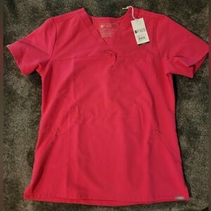 Figs Hot pink scrub set